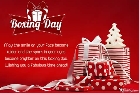 Free Happy Boxing Day Holiday Cards With T Box