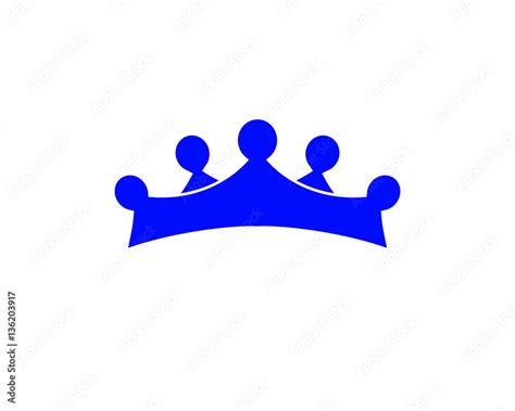 Blue Crown Clipart