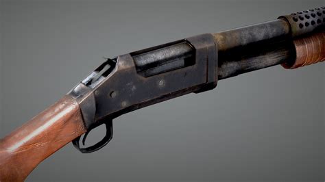 Winchester 1897 "Trench Gun" - 3D model by Michael Neocleous (@mikegneo ...