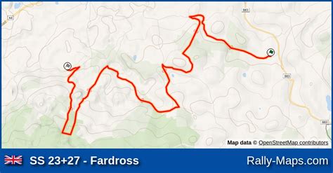 SS 23 27 Fardross Stage Map Circuit Of Ireland Rally 2002 ITRC