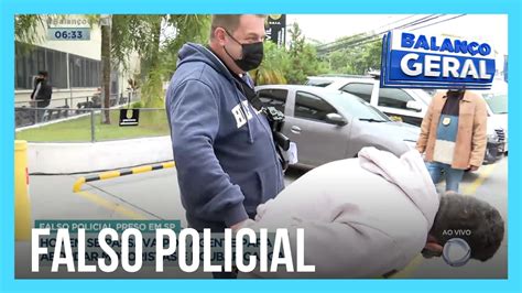 Homem que fingia ser policial para cometer crimes é preso em SP YouTube