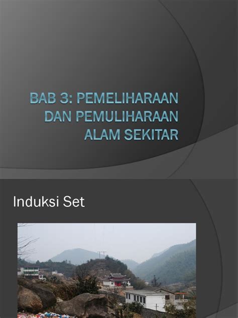 Bab 3 Pemeliharaan Dan Pemuliharaan Alam Sekitar Pdf