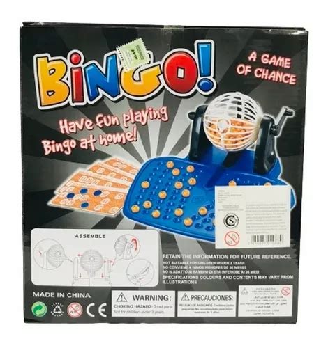 Bingo Familiar Con Bolillas Cartones Ar Ellobo Mercadolibre