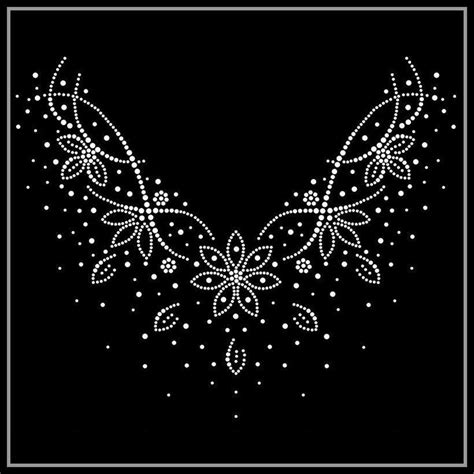 Flower Rhinestone Transfer Iron On Hot Fix Rhinestone Transfer Bling Hot Fix Iron On Patch