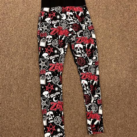 Killstar Rob Zombie Pentagram Leggings Small Never Depop