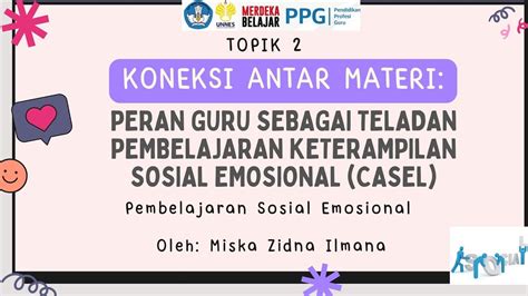 Koneksi Antar Materi Topik 2 Peran Guru Sebagai Teladan Pembelajaran