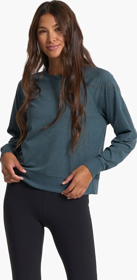 Vuori Long Sleeve Halo Crew Shopstyle Tops