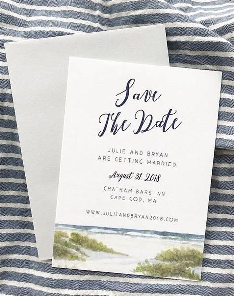 Nantucket Wedding Invitations Cape Cod Wedding Invites Marthas