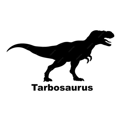 Premium Vector Dinosaur Tarbosaurus Silhouette Dinosaur Monogram