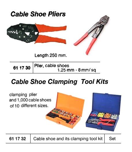 611732 Tool Kit Cable Shoe Clampingzipa