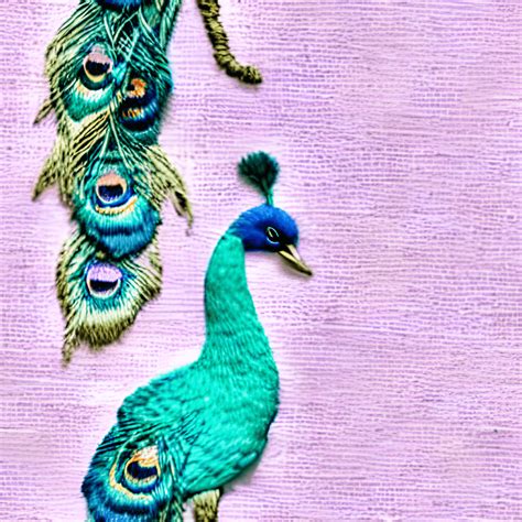 Peacock Embroidery Pattern · Creative Fabrica