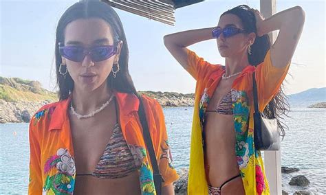 Dua Lipa Shows Off Her Sensational Figure In A Tiny Bikini