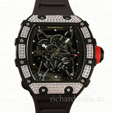 Richard Mille RM35 02 Men Mechanical Watch Transparent Dial Richard