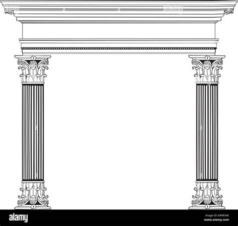 Greek Column and Arch Stock Vector Image & Art - Alamy