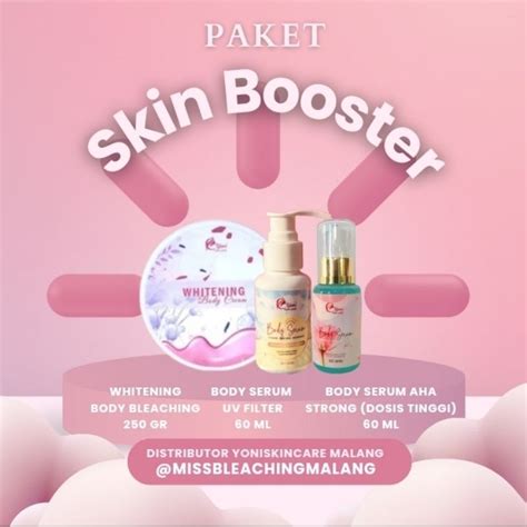 Jual Paket Skin Booster Yoniskincare Shopee Indonesia