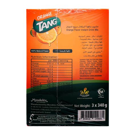 Tang Orange Instant Powdered Drink Value Pack 3 X 340 G Online At Best