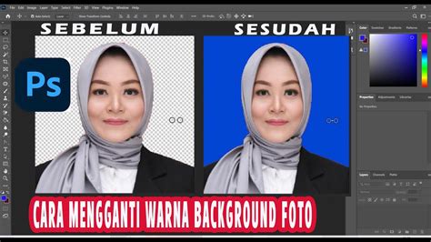 Cara Hapus Background Foto Di Photoshop Ganti Background Foto Belajar