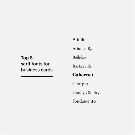 Best Font For Business Cards Business Card Font Size Vistaprint