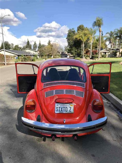 Volkswagen Super Beetle Sedan Red Rwd Manual Super Bettle