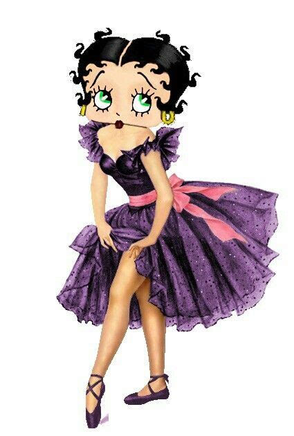 Betty Boop In Purple Music Joyous Music Pinterest