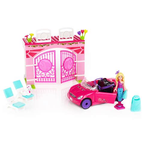 Mega Bloks Girls Barbie Build n Style Pink Convertible Car - £14.99 ...