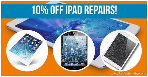 ipad screen repair 10% off - Fix It Fast Omaha