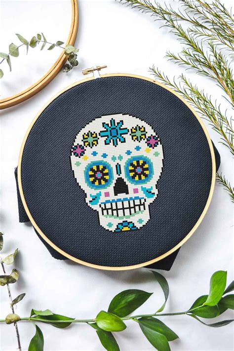 Sugar Skull | Cross Stitch Pattern • Ugly Duckling House