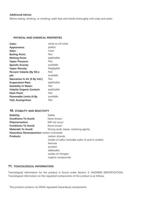 Light Stabilizer Uv Pp Cas Safety Data Sheet Msds Sds