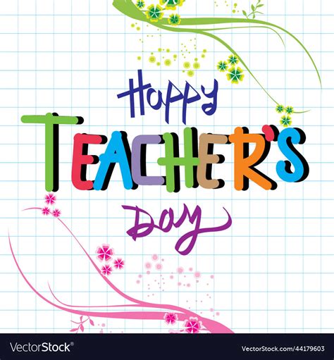 Happy Teachers Day 2022 Royalty Free Vector Image