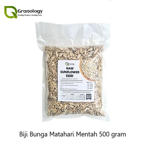 Jual Raw Biji Bunga Matahari Mentah Raw Sunflower Seed Gram