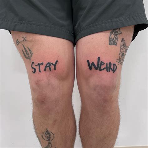 Discover More Than Text Above Knee Tattoo Best In Cdgdbentre