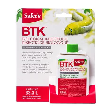 Safer S® Btk Biological Insecticide Concentrate