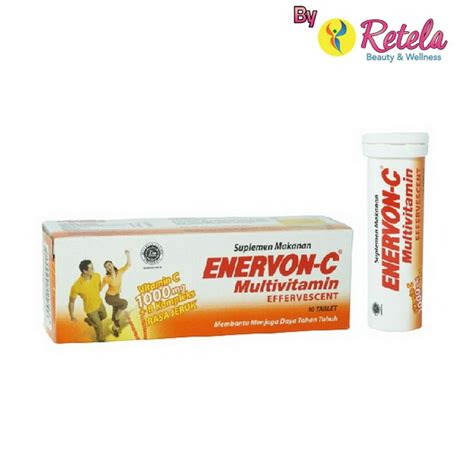 Jual Enervon C Effervescent Tube Tablet Shopee Indonesia