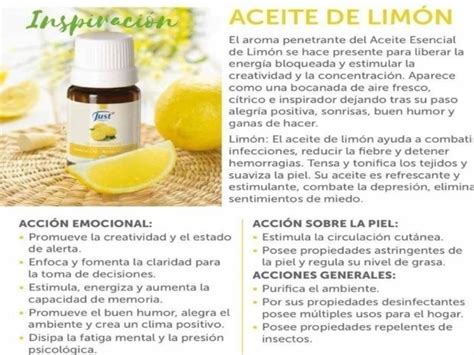 Aceite Esencial De Lim N Ml Productos Just Cuotas Sin Inter S