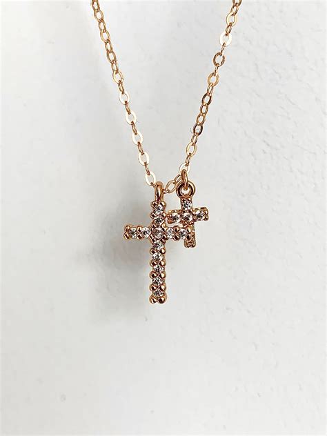 Double Cross Necklace Loverdays