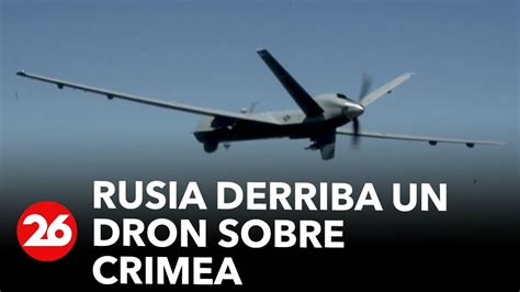 GUERRA RUSIA UCRANIA El Ejército ruso derriba un dron sobre Crimea