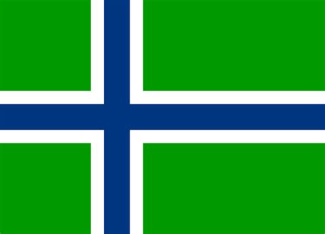 Flag Of A United Finland And Karelia Rvexillology