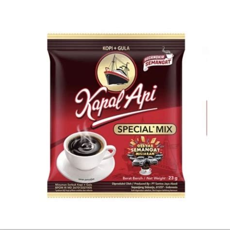 Jual Kopi Kapal Api Special Mix Instant Coffee Sachet 23g 1 Renteng