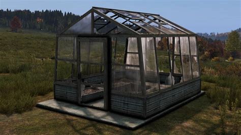 All around the Dayz, random vegetables should be growing in greenhouses ...