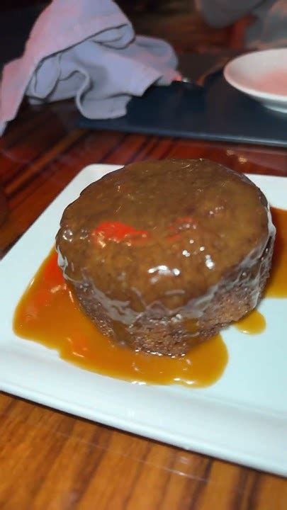 Sticky Toffee Pudding At Gordon Ramsay Steak Las Vegas Youtube