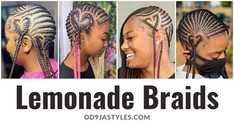 Chic And Best Lemonade Braids With Heart Youll Love OD9JASTYLES