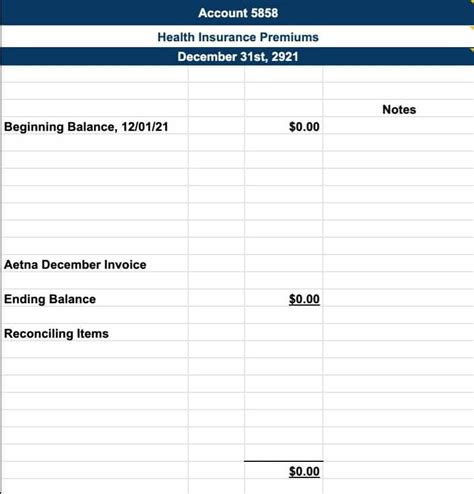 Payroll Reconciliation Template