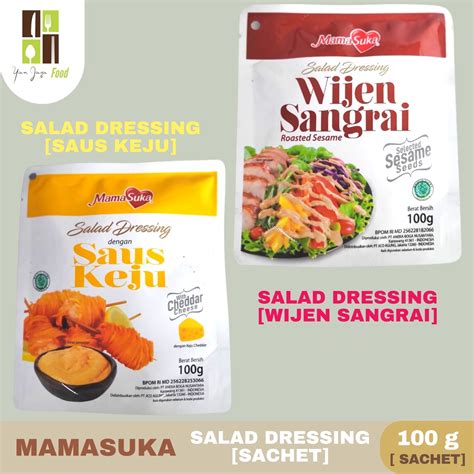 Jual Mamasuka Salad Dressing Sachet Gr Saus Keju Wijen Sangrai