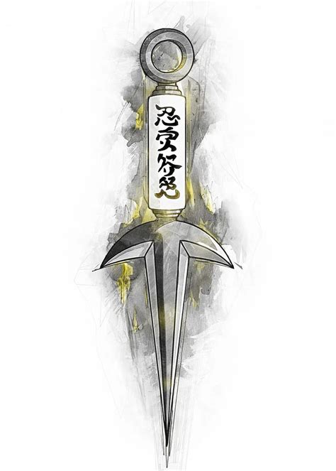 Kunai Knife Naruto Tattoo Image Transparent Toga Demon Slayer