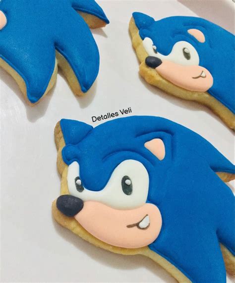 Galletas Decoradas Sonic Sugar Cookie Desserts Cookies