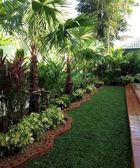 Homeminify Tropical Backyard Landscaping Tropical Landscaping