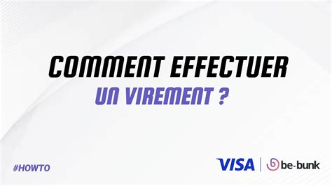 Comment effectuer un virement à partir de son compte be bunk HOWTO