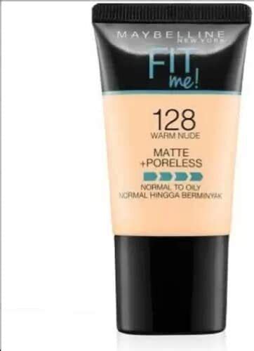 Maybelline Fit Me Tube Foundation Matte Poreless 128 Warm Nude