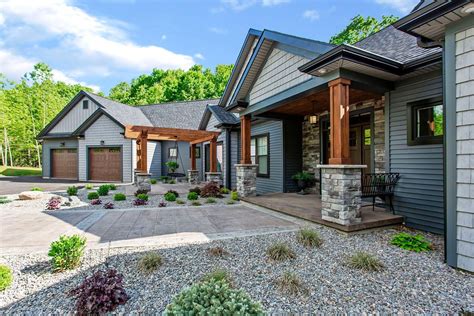 Idyllic Woodsy Setting Inspires A Modern Ranch Home In Upstate New York