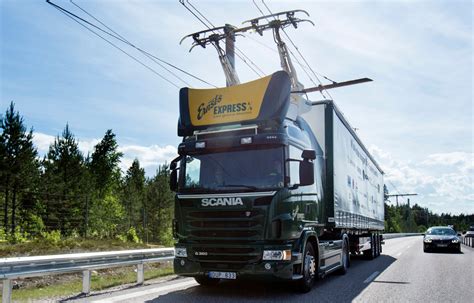 Germany Is Testing Overhead Wires To Charge Hybrid Semi Trucks On The